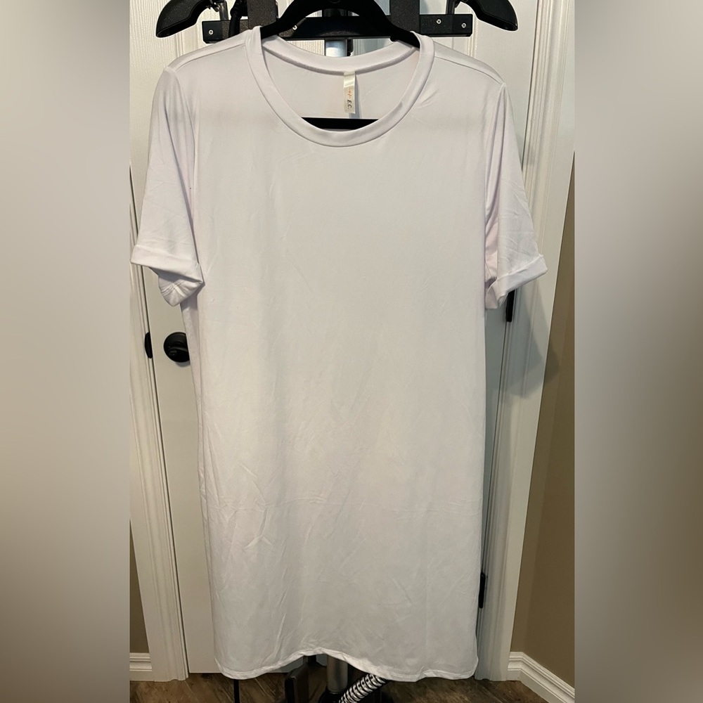 EC White Tshirt Dress